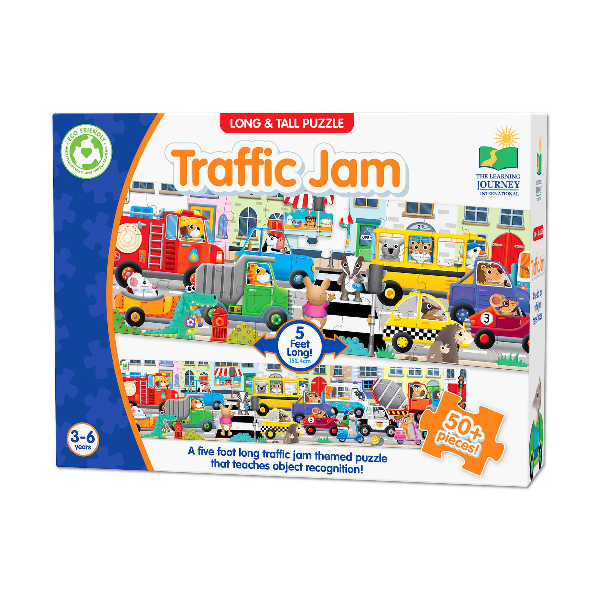 Long & Tall Puzzle - Traffic Jam: 50+ Pcs